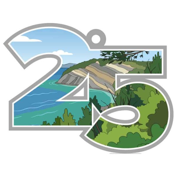 Sledljiva ploščica 25 let geocachinga v Sloveniji